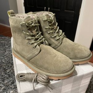 NEW Ugg Neumel High Burnt Olive Green Suede Women's Boots